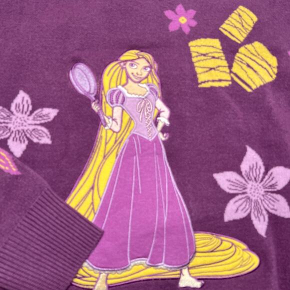 DISNEY RAPUNZEL TANGLED ICONS ZIPPERED CARDIGAN / SWEATER - Picture 4 of 6